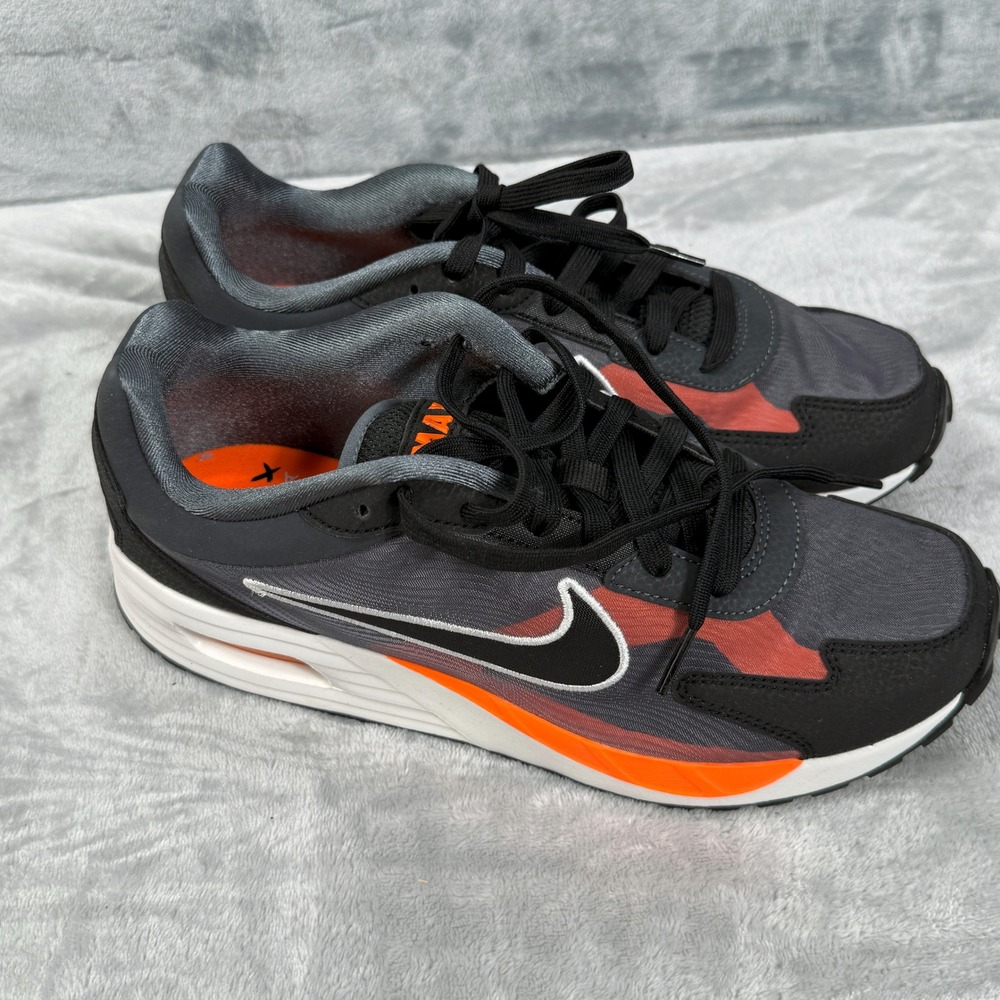 Nike Air Max Dawn Anthracite Total Orange Black DH4656-002 Mens Running Shoes